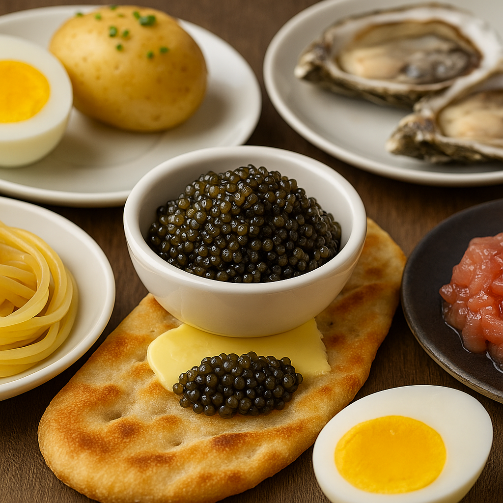 Caviar accompagnement